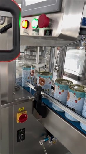 Full automatic can sealing machine,60 cans per minute. #Shorts #rocsunpack_ech