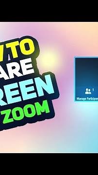 How to Share Screen on Zoom 2025 [New Method] Step-by-Step Tutorial