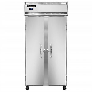 Continental Refrigerator 2FSESN-SA 36 1/4" Solid Door Slim Line Shallow Depth Reach-In Freezer - 30 cu. ft.