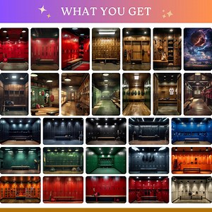 50 Baseball Locker Room Digital Backgrounds: Sports Photography (JPEG) - Etsy