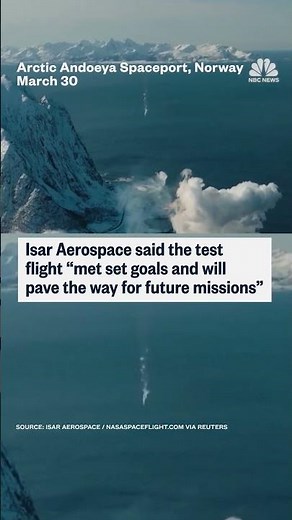 Unmanned Spectrum rocket explode moment after liftoff in Norway