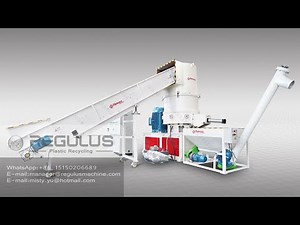 Plastic PP raffia Agglomerator automatic plastic recycling machine