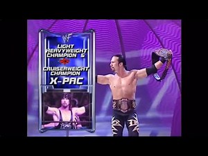 X-Pac (c) vs Billy Kidman WCW Cruiserweight Title Match (WWF SmackDown 10/11/01)