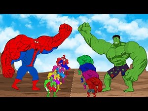 Evolution of Hulk vs Evolution of Spider-Man [2025]: Who Will Win? | SUPER HEROES MOVIE ANIMATION
