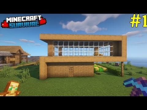 MY PERFECT START IN MINECRAFT SURVIVAL PE🔥 || Minecraft PE Survival Series #1