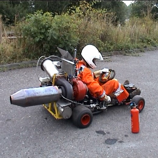 2.3M views · 16K reactions | Here's what happens when you fit a jet engine afterburner on a Go-Kart | Supercar Blondie | Facebook