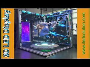 3-sided Naked-Eye 3D LED Display