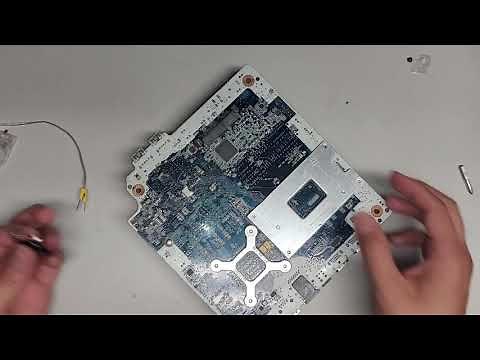 Alienware Alpha Steam Machine Disassembly RAM SSD Hard Drive CMOS BIOS RTC Battery Repair 5 Flashes