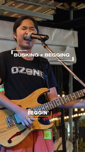 Buskers are beggin' 🤘🤘🤘🤘#Beggin #Maneskin #OZONEBand #NeneRoyal #PhuketRockstar #BoonHungryDrummer