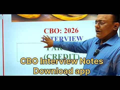 How to prepare for Interview l CBO interview Best guidance l CBO Interview Questions l #cbo2026