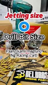 Jetting size o Drill bit size paano kami mag jetting ng Racing Carb #Teambelbros #fbreelsfypシ゚ #followersreels #highlightseveryonefollowers | Team Belbros