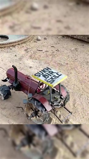 Electronic running tractor. How to make a tractor running from dissi motor ! How to make a tractor | 01