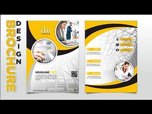 Brochure Design in CorelDraw x7 Tutorial By Graphic Station || Free Download CDR File