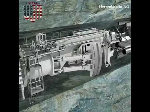 Tunnelling In Hard Rock With Gripper TBM\nCredit: Herrenknecht AG