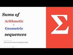 Sums of Arithmetic and Geometric Sequences
