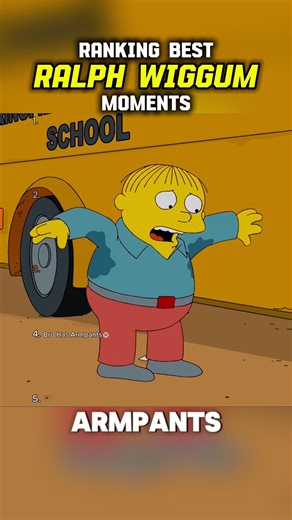 Ralph Wiggum Best Moments 😭 #shorts