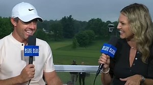 'Shocked they allowed this' - Rory McIlroy interviewed by Amanda Balionis again