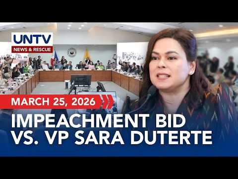 LIVE: House Justice Panel begins deliberations on impeachment complaints vs. VP Sara Duterte