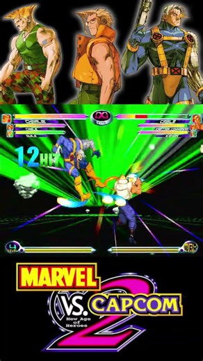 Charlie Guile Cable Tag Combo Marvel vs Capcom 2 #marvelvscapcom