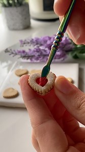 88K views · 1.1K reactions | Heart Linzer cookie earrings❤️ I’ve been working on new summer earrings and I’m so excited to show you guys!!凉 I plan on making lots of new videos this month 殺 | MannysMiniatures | Facebook