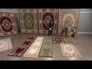 Royal Palace Special Edition Elegant Medallion Wool Rug on QVC