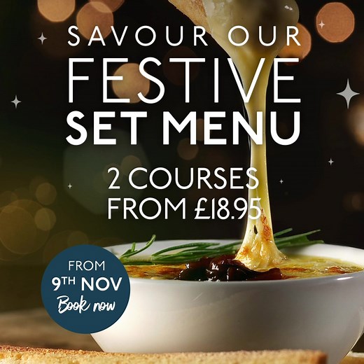Christmas tastes better at Beefeater. Feast on our 2 or 3 course festive set menu from £18.95 and range of festive cocktails. | Beefeater
