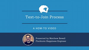 Grow your Flock with Text-to-Join!
