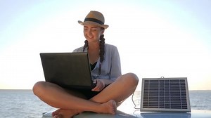 Rest Fun Girl Sits On Roof Stock Footage Video (100% Royalty-free) 30799102 | Shutterstock