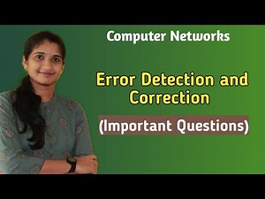 Lec -21: Important Questions on Error Detection and Correction | Computer Networks(malayalam)