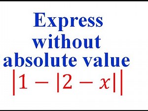 express without absolute value function
