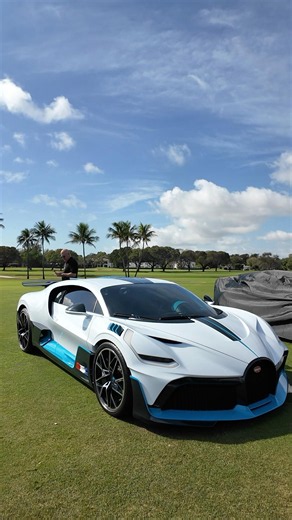 This Bugatti Divo on display at MODA Miami is one of just 40 examples ever built.