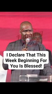1.2M views · 89K reactions | I Declare That This Week Beginning For You Is Blessed! - Apostle Joshua Selman | Flaming Channel | Facebook