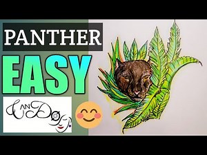 How To Draw A Panther Step By Step For Beginners | Easy Panther Drawing Tutorial | Draw a Panther