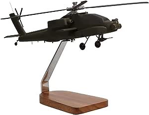 Boeing AH-64 Apache Longbow Large Mahogany Model