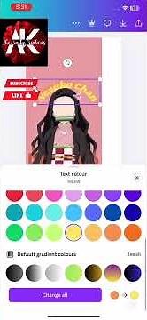 Demon Slayer Gift Set | Canva Designs (PT.1) #kny #demonslayer #canva