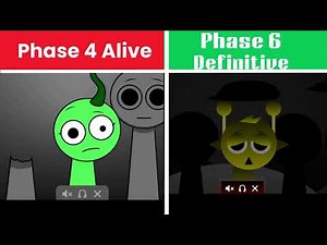 Sprunki phase incredibox 4 alive alternate VS phase 6 definitive all