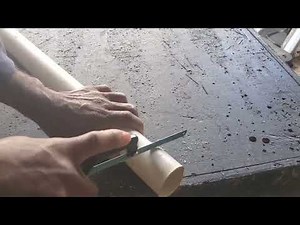 Connect two pieces of pvc pipe without coupling