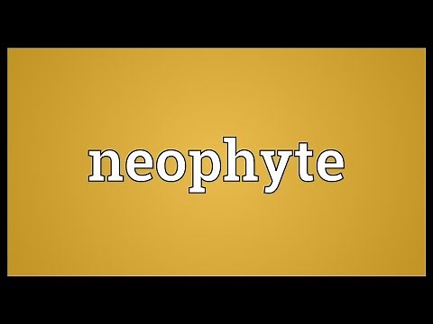 Neophyte Meaning