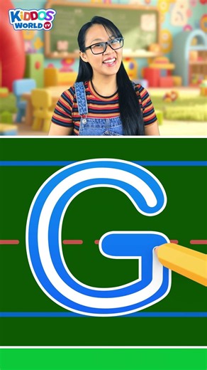 How Write Uppercase Letter G | Learning Writing Lesson with Miss V