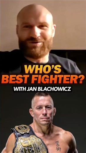Who is the P4P best fighter? 🤔 UFC's Jan Blachowicz tells us