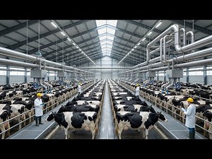 INSIDE THE WORLD’S LARGEST AUTOMATED DAIRY FARM | HIGH-TECH ROBOT MILKING TECHNOLOGY