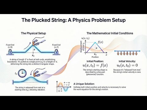 Pluck location determines string harmonics
