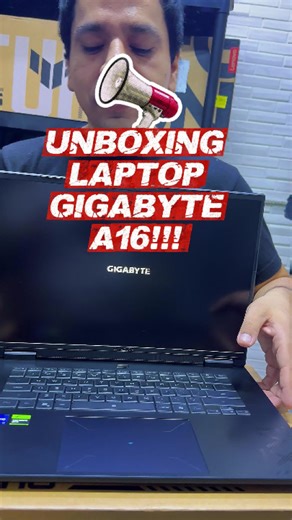 Gigabyte A16 Unboxing: Laptop Gaming Intel Core i7
