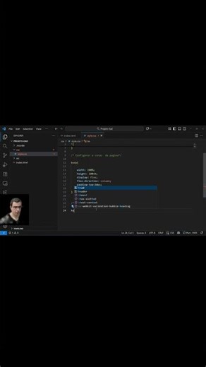Criando um site do zero(VersãoDesckop) pt 80
