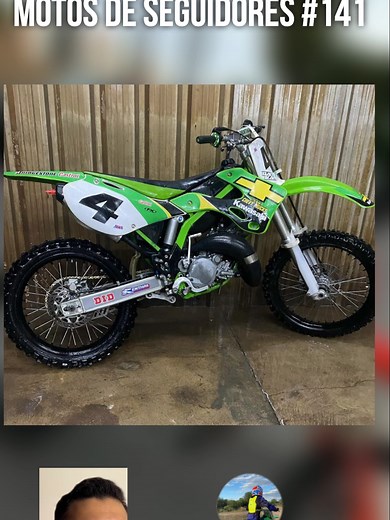 Hermosa Kawasaki KX 125 del 2001 en detalle