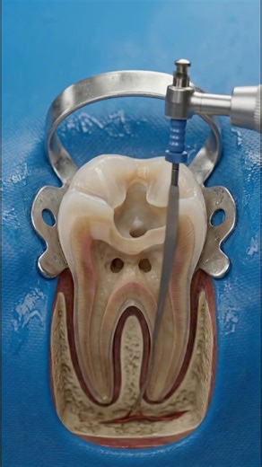 Saving a Tooth from Damage 🦷 3D Dental Animation