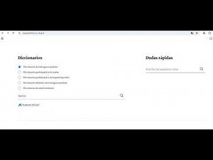Cómo usar el sitio web de la RAE (Real Academia Española) y encontrar el significado de una palabra