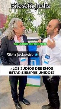 La unidad del Pueblo Judío es nuestro gran secreto para seguir aquí lo largo de los siglos