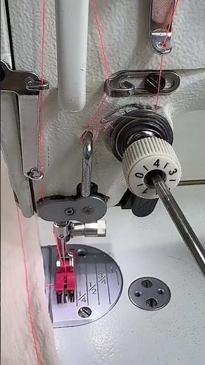 how to adjust industrial sewing machine
