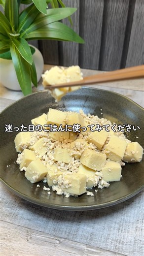 高野豆腐×鶏ひき肉のそぼろ煮
